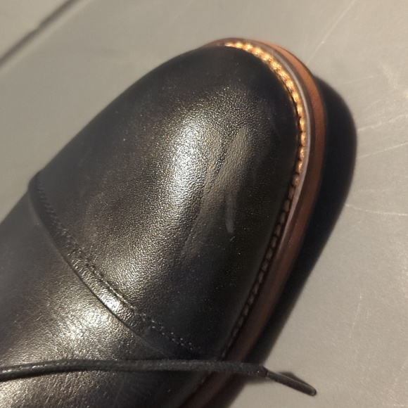 EUC Florsheim black  dress shoes, size 8.5 NO BOX main image 7
